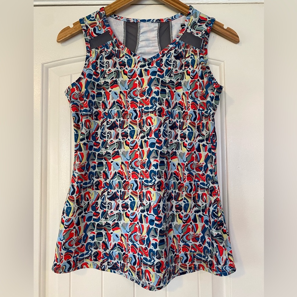 Noble Equestrian vented printed Tank Top size S